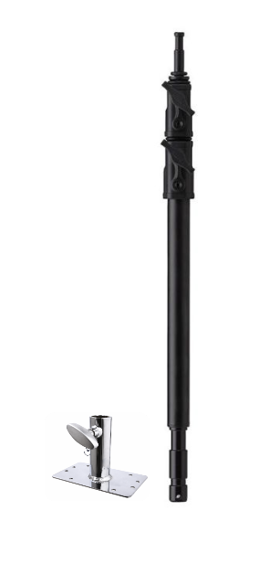 Bench-mounted mast