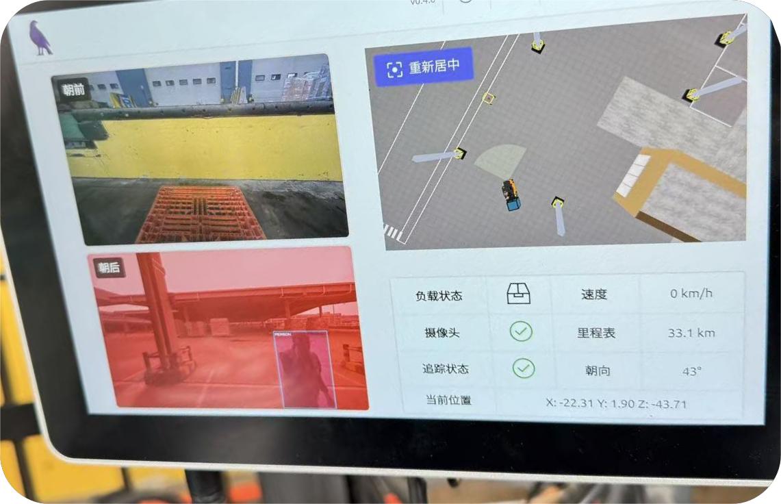 Live warehouse map visualization